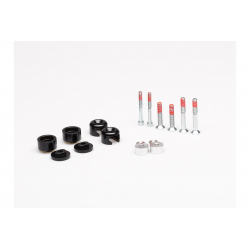 F 800 R 2009-2014 ✓ Kit STORM S7 Barkbusters. Noir. Extrémité de filetage 6/8 mm.