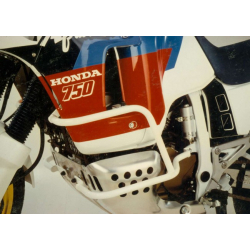 Africa Twin XRV 650 1988-1990 ✓ Pare carters Hepco Becker Blanc