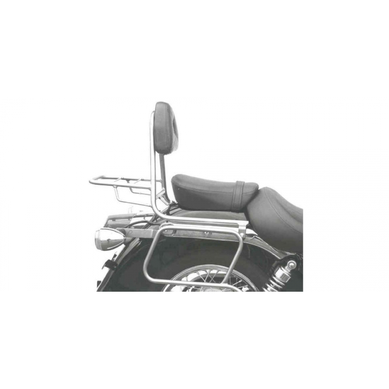 VT 125 C2 Shadow 1999-2000 ✓ Sissybars Hepco-Becker avec porte paquet