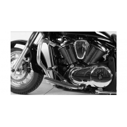 VN 900 Classic Vulcan 2006 ✓ Pare carters Hepco-Becker Chromé