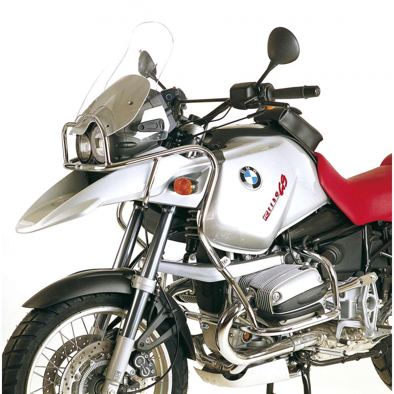 R 1150 GS 2000-2004 ✓ Pare cylindres Hepco-Becker Chromé