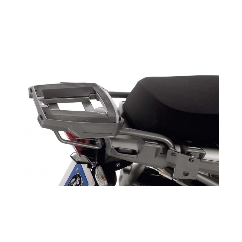R 1200 GS 2008-2012 ✓ Support de top case argent Alurack Hepco-Becker