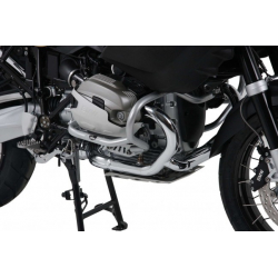 R 1200 GS 2004-2007 ✓ Pare-cylindres Hepco-Becker Argent