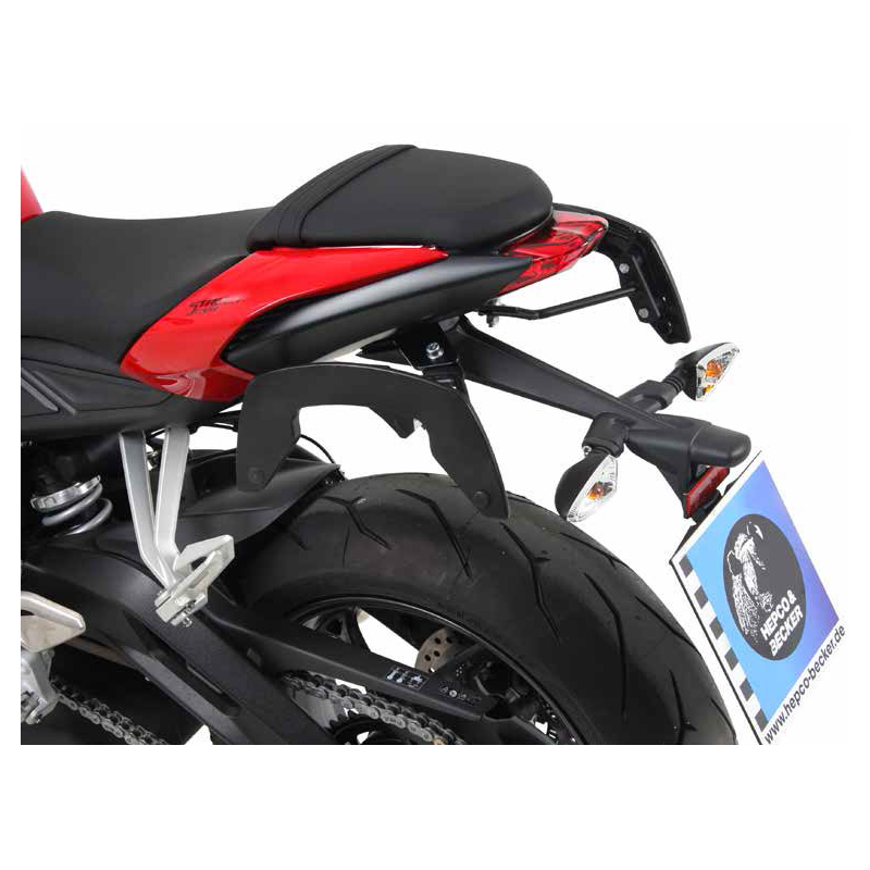 Street Triple 765 S/R/RS à partir de 2017 ✓ Supports de sacoches type C-Bow Hepco-Becker