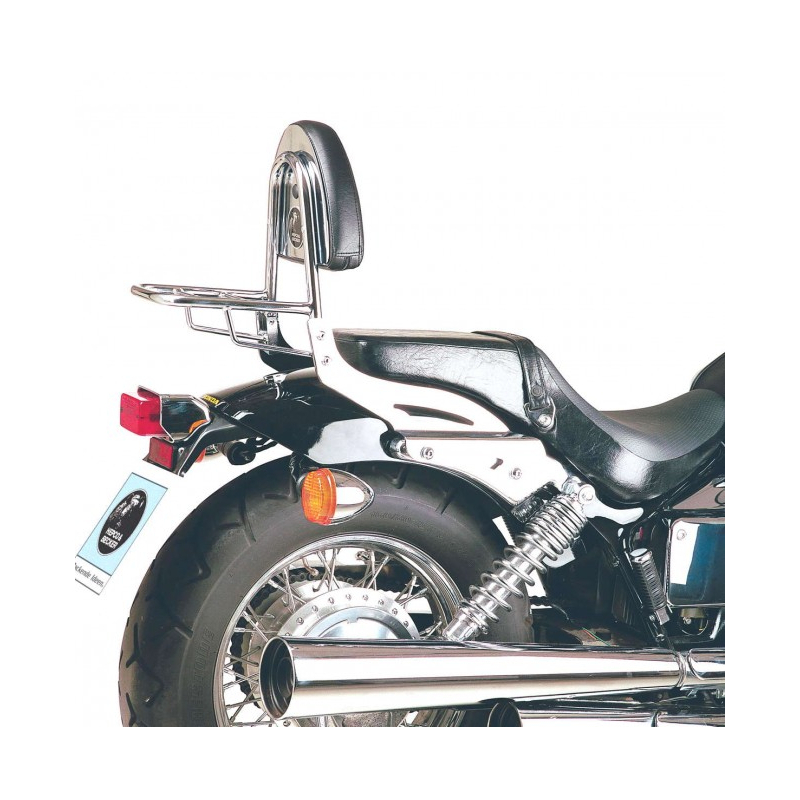 VT 750 D2 Black Widow 2001-2003 ✓ Sissybars Hepco-Becker avec porte paquet