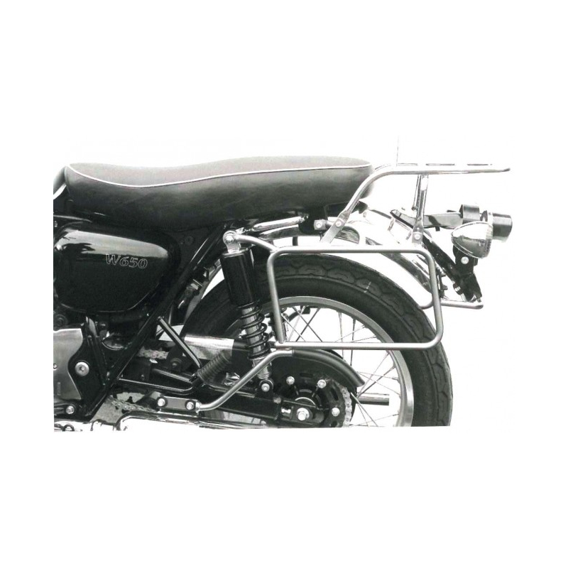 W 650 1999-2006 ✓ Supports bagagerie complet Hepco-Becker Chromé