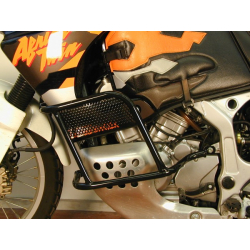 Africa Twin XRV 750 1993-2003 ✓ Pare carters Hepco Becker Blanc
