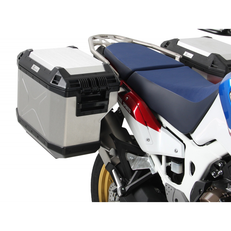 CRF 1000 Africa Twin Advendure Sport 2018 ✓ Ensemble supports + valises Xplorer Cutout Set - Alu Hepco-Becker Honda CRF1000 A...