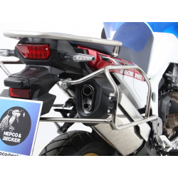 Africa Twin CRF 1000 Advendure Sports 2018 ✓ Ensemble supports + valises Xplorer Cutout Set - Noir Hepo-Becker Honda CRF1000 ...