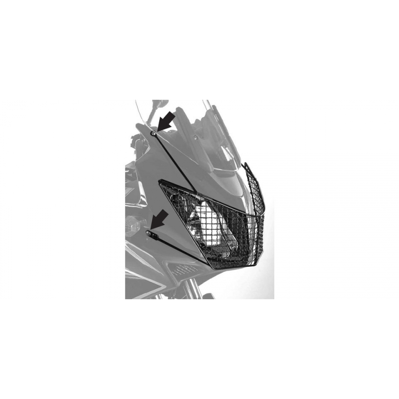 KLV 1000 2004-2005 ✓ Grille de protection de phare Hepco-Becker