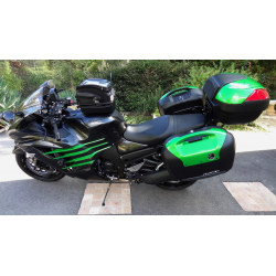ZZ-R 1400 2006-2011 ✓ Support de top case Alurack Hepco-Becker