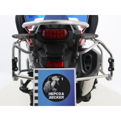 Africa Twin CRF 1000 à partir de 2018 ✓ Ensemble supports + valises Xplorer Cutout Set - Noir