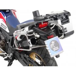 Africa Twin CRF 1000 à partir de 2018 ✓ Boite à outils pour support de valises Cutout Hepco-Becker