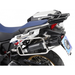 Africa Twin CRF 1000 à partir de 2018 ✓ Boite à outils pour support de valises Cutout Hepco-Becker