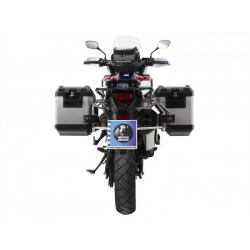 Africa Twin CRF 1000 à partir de 2018 ✓ Boite à outils pour support de valises Cutout Hepco-Becker