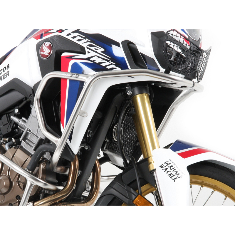 Africa Twin CRF 1000 à partir de 2018 ✓ Protections de réservoir INOX Hepco-Becker