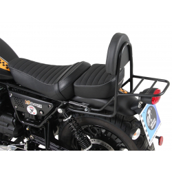 V9 Roamer from 2016 ✓ Sissybar Noir Hepco-Becker avec porte paquet pour selle longue