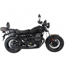 V9 Roamer from 2016 ✓ Sissybar Noir Hepco-Becker avec porte paquet pour selle longue