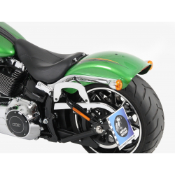 FXSB 1690 Softail Breakout ✓ Supports de sacoches type C-Bow Hepco-Becker Chromés