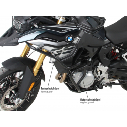 F 850 GS à partir de 2018 ✓ Protections de réservoir Noir Hepco-Becker