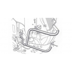 Africa Twin XRV 750 1990-1992 ✓ Pare carters Hepco Becker Noir