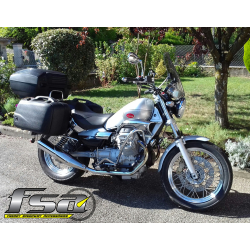 Nevada Classic V 750 from 2004 ✓ Support de top case tubulaire Hepco-Becker