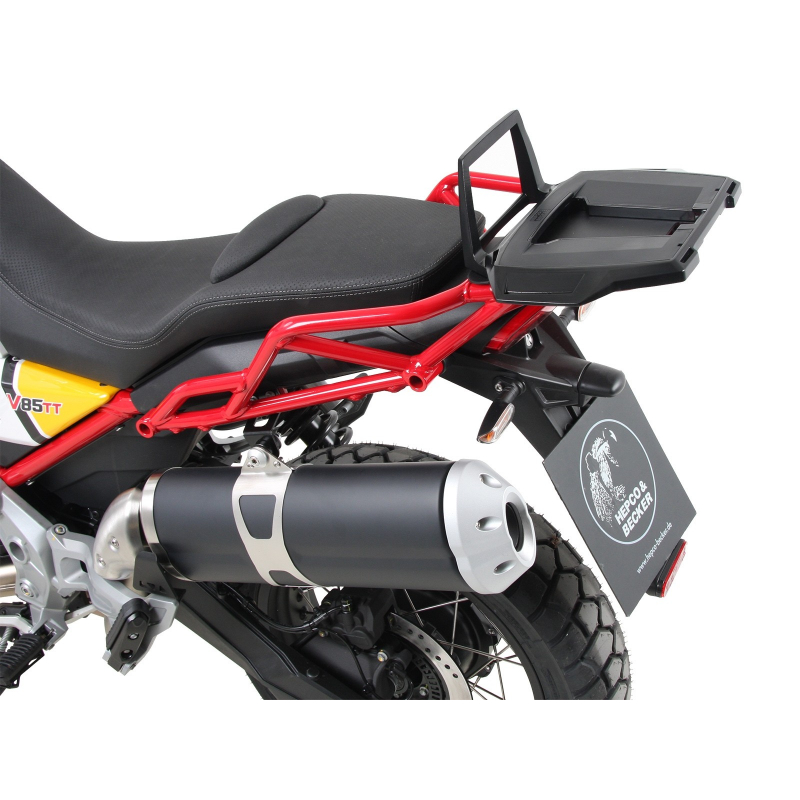V 85 TT 2019-2023 ✓ Support de top case Alurack Hepco-Becker