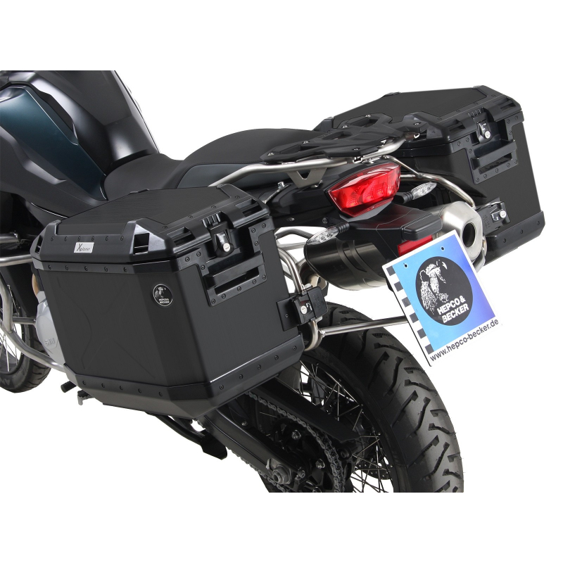 F 850 GS Adventure à partir de 2019 ✓ Ensemble supports + valises Xplorer Cutout Set - Noir