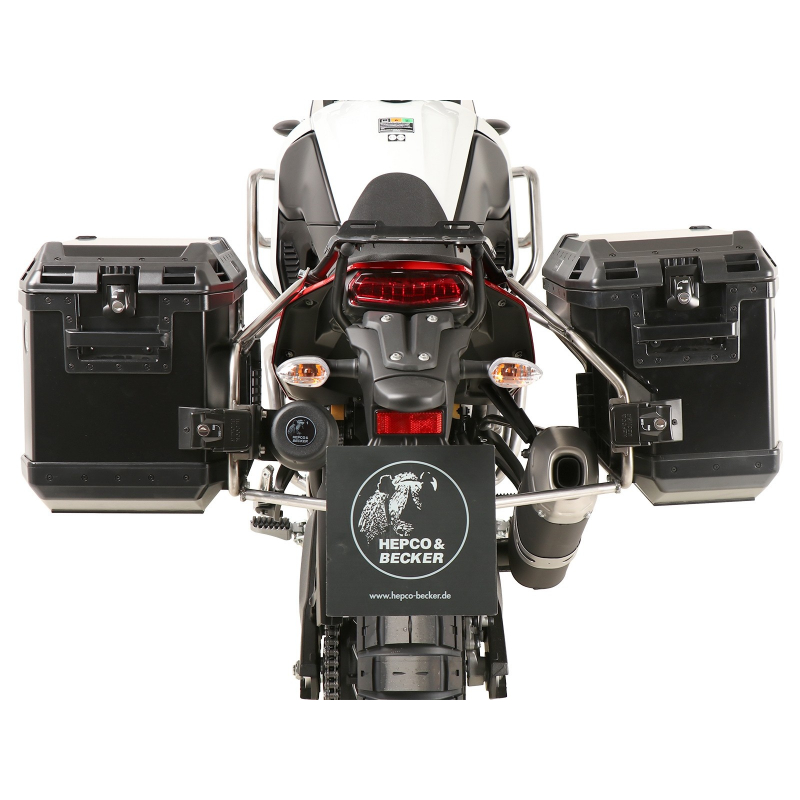 Ténéré 700 ( T7 ) 2019-2024 ✓ Ensemble supports + valises Xplorer Cutout Set - Noir