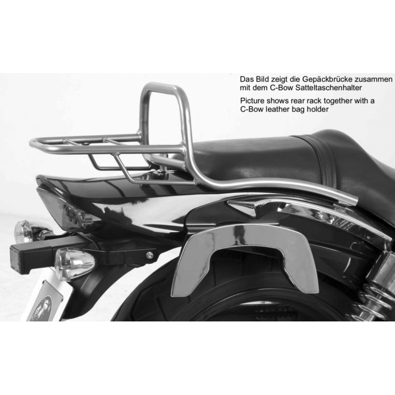 GV 650 Sport Cruiser à partir de 2012 ✓ Support de top case tubulaire noir Hepco-Becker