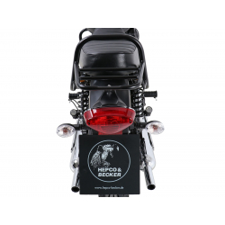W 800 Street / Café à partir de 2019 ✓ Support de top case tubulaire noir Hepco-Becker