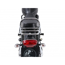 W 800 Street / Café à partir de 2019 ✓ Support de top case tubulaire chrome Hepco-Becker