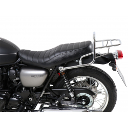 W 800 Street / Café à partir de 2019 ✓ Support de top case tubulaire chrome Hepco-Becker