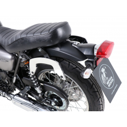 W 800 Street / Café à partir de 2019 ✓ Supports de sacoches type C-Bow Hepco-Becker Chromé