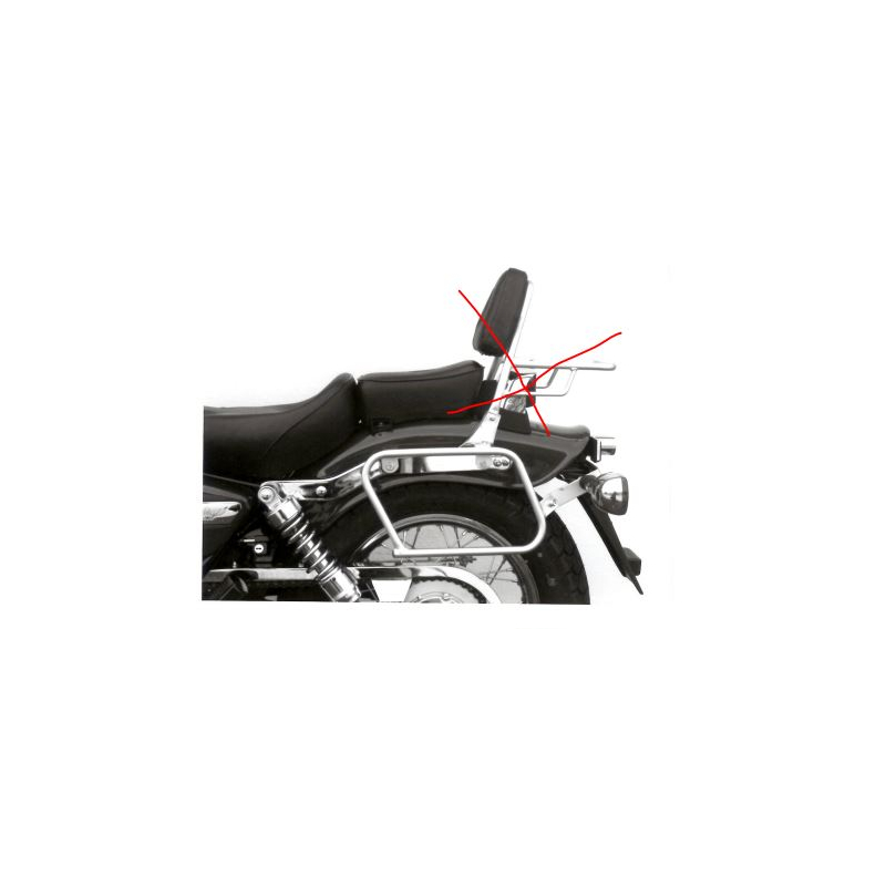 CA 125 Rebel 1995-2001 ✓ Supports sacoches laterales Hepco-Becker