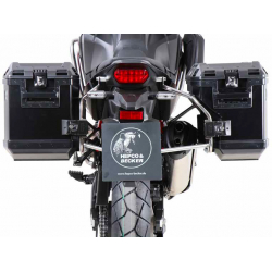 Africa Twin CRF 1100 L 2019-2023 ✓ Ensemble supports + valises Xplorer Cutout Set - Noir