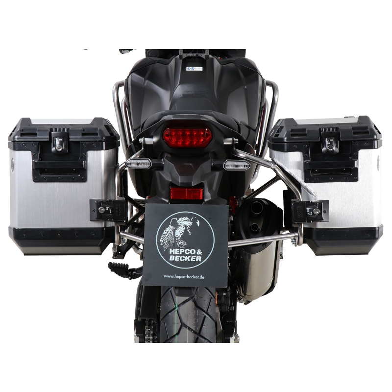 Africa Twin CRF 1100 L 2019-2023 ✓ Ensemble supports + valises Xplorer Cutout Set - Alu