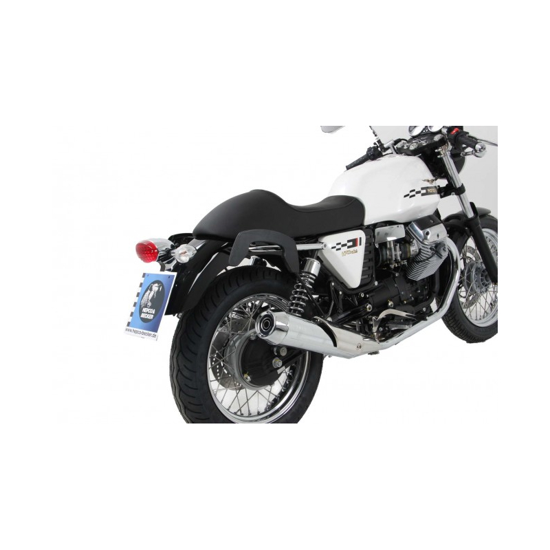 V7 Café Classic 2009-2011 ✓ Supports de sacoches type C-Bow Hepco-Becker Chromés