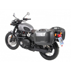 Bonneville T 100 Black 900 à partir de 2017 ✓ Supports de valises noir Hepco-Becker