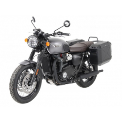 Bonneville T 100 Black 900 à partir de 2017 ✓ Supports de valises chrome Hepco-Becker