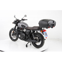 Bonneville T 100 Black 900 à partir de 2017 ✓ Support top case Chrome Hepco-Becker