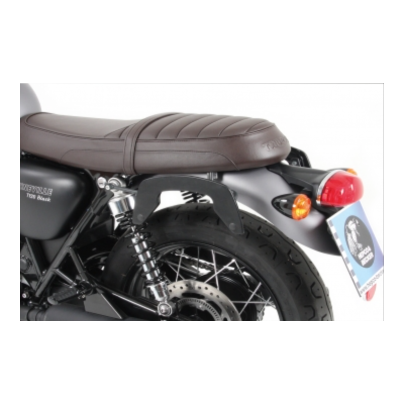 Bonneville T 100 Black 900 à partir de 2017 ✓ Supports de sacoches type C-Bow Hepco-Becker chromé
