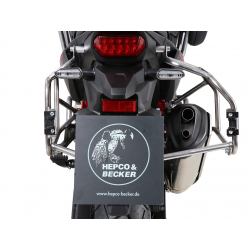 Africa Twin CRF 1100 L 2019-2023 ✓ Ensemble supports + valises Xplorer Cutout Set - Noir