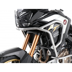 Africa Twin CRF 1100 Adventure Sports 2020-2023 ✓ Protections de réservoir INOX Hepco-Becker