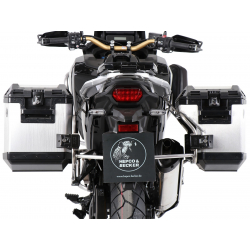 Africa Twin CRF 1100 Adventure Sports 2020-2023 ✓ Ensemble supports + valises Xplorer Cutout Set - Alu