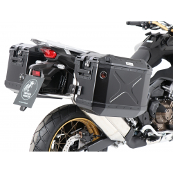 Africa Twin CRF 1100 Adventure Sports 2020-2023 ✓ Ensemble supports + valises Xplorer Cutout Set - Noir
