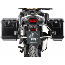 Africa Twin CRF 1100 Adventure Sports 2020-2023 ✓ Ensemble supports + valises Xplorer Cutout Set - Noir