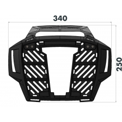 Ténéré 700 ( T7 ) 2019-2024 ✓ Support de top case Alurack Hepco-Becker