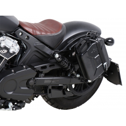 Scout Bobber à partir de 2018 ✓ Support Cutout + Canister 4L coté gauche Hepco-Becker
