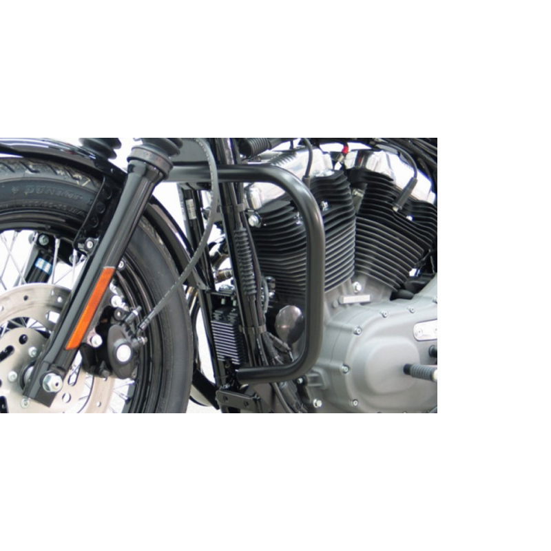 Sportster 833 Custom ✓ Pare carters (2004-) noir